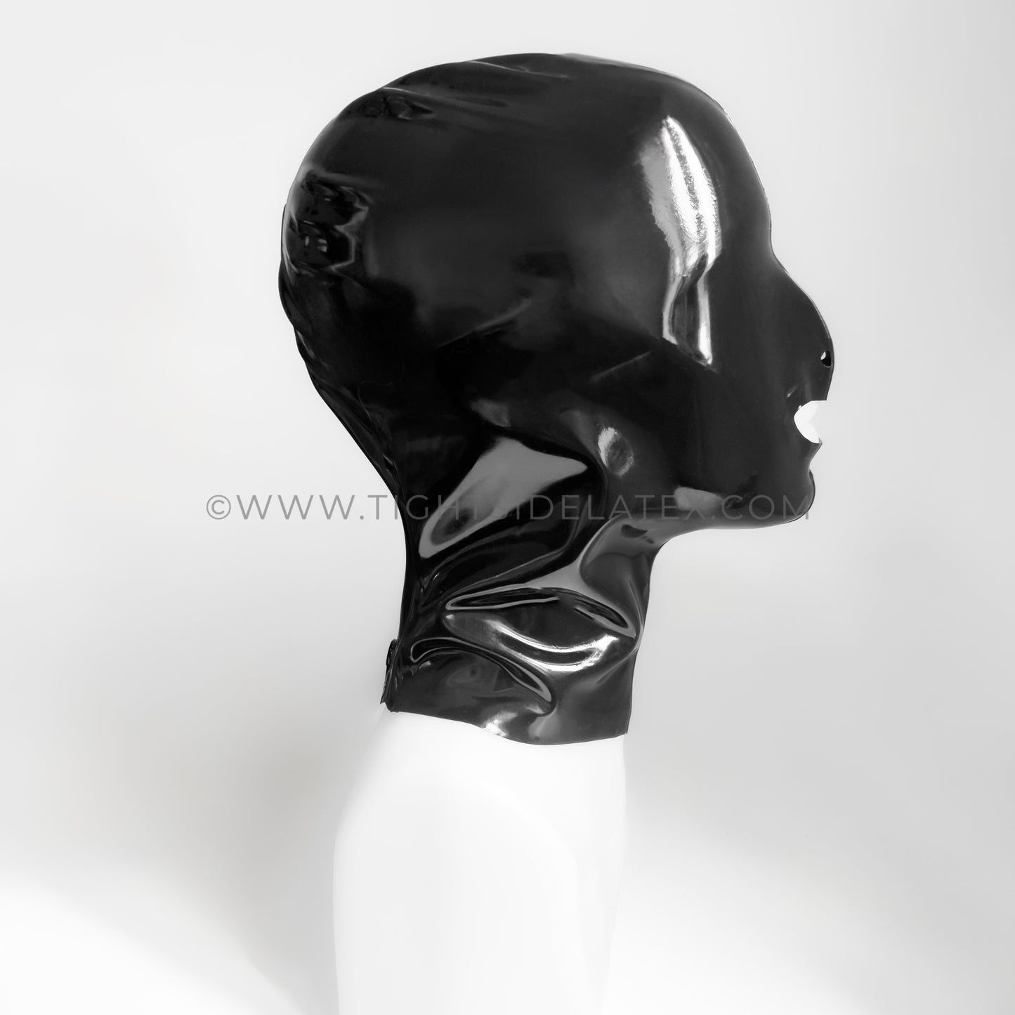 Unisex Latex Mouth Hood