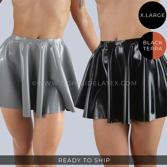 RTS Latex Reversible Skater Skirt - XL