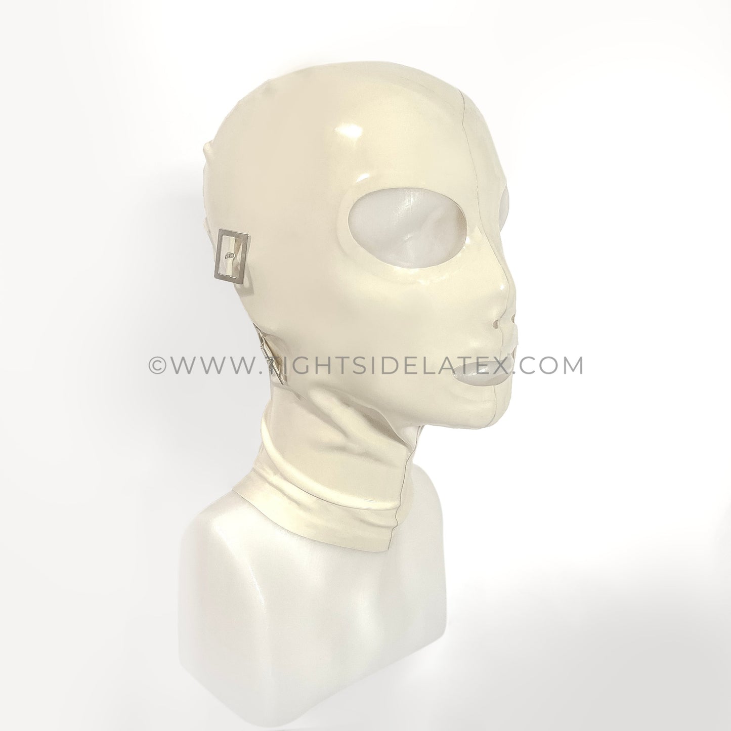 Latex Hood with Detachable Mouth And Eye Coverings - SAMPLE SALE