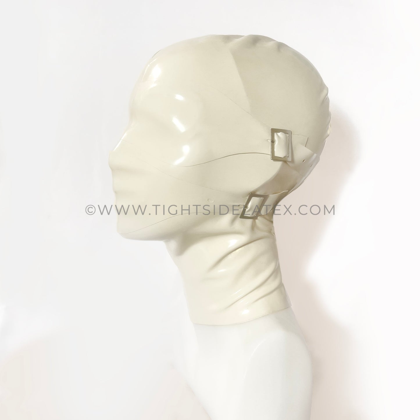 Latex Hood with Detachable Mouth And Eye Coverings - SAMPLE SALE