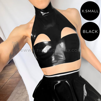 Latex Halter Top - SAMPLE SALE