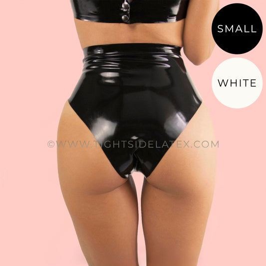 Latex Essential High Waist Briefs - SAMPLE SALE