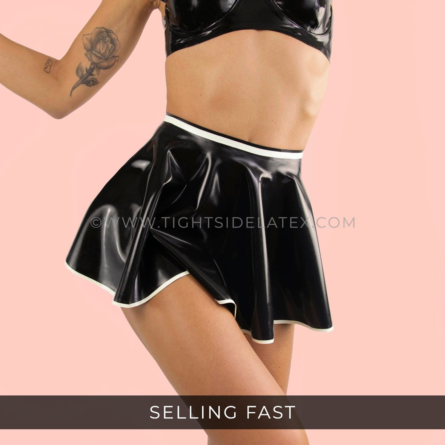 Latex Skater Skirt