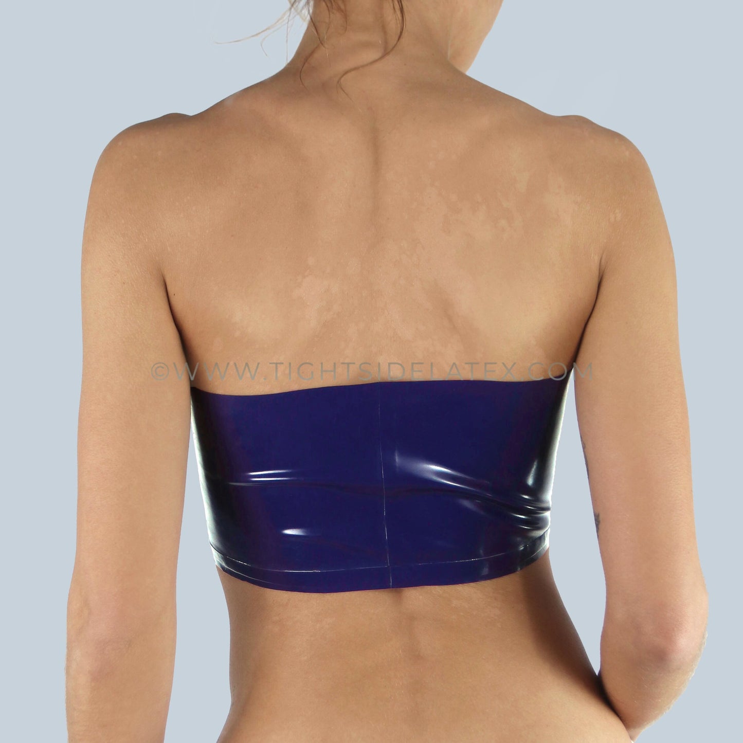 Latex Reversible Bandeau Bralette