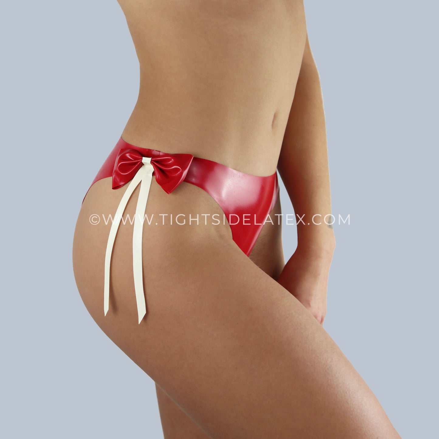 Latex Briefs With Bow