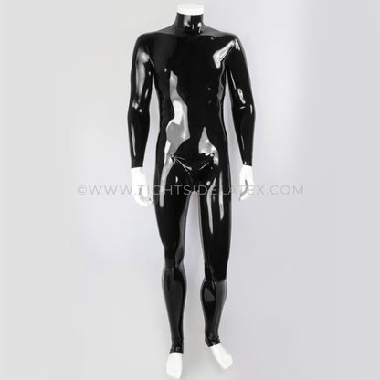 Mens Latex Catsuit With Codpiece