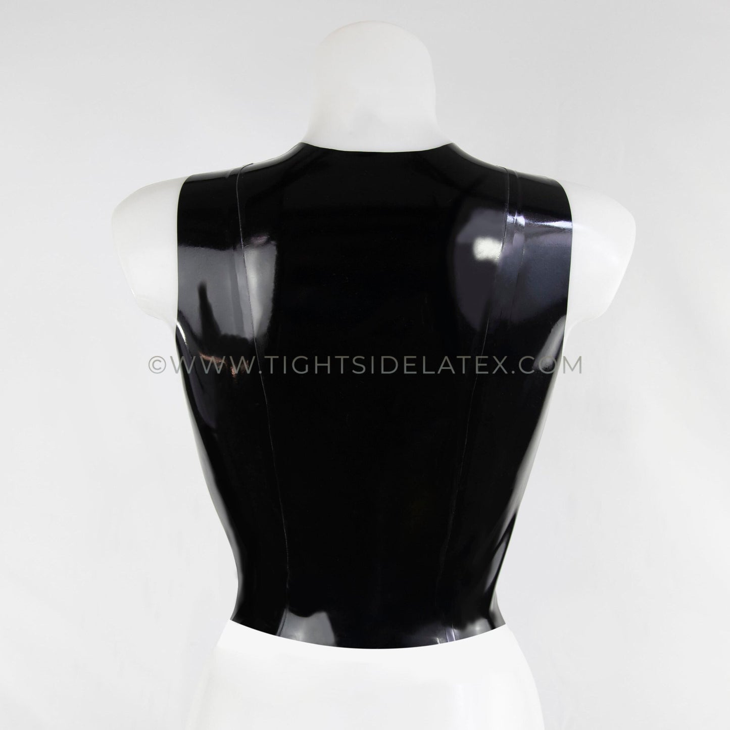 Latex Cropped Vest Top