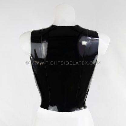 Latex Cropped Vest Top