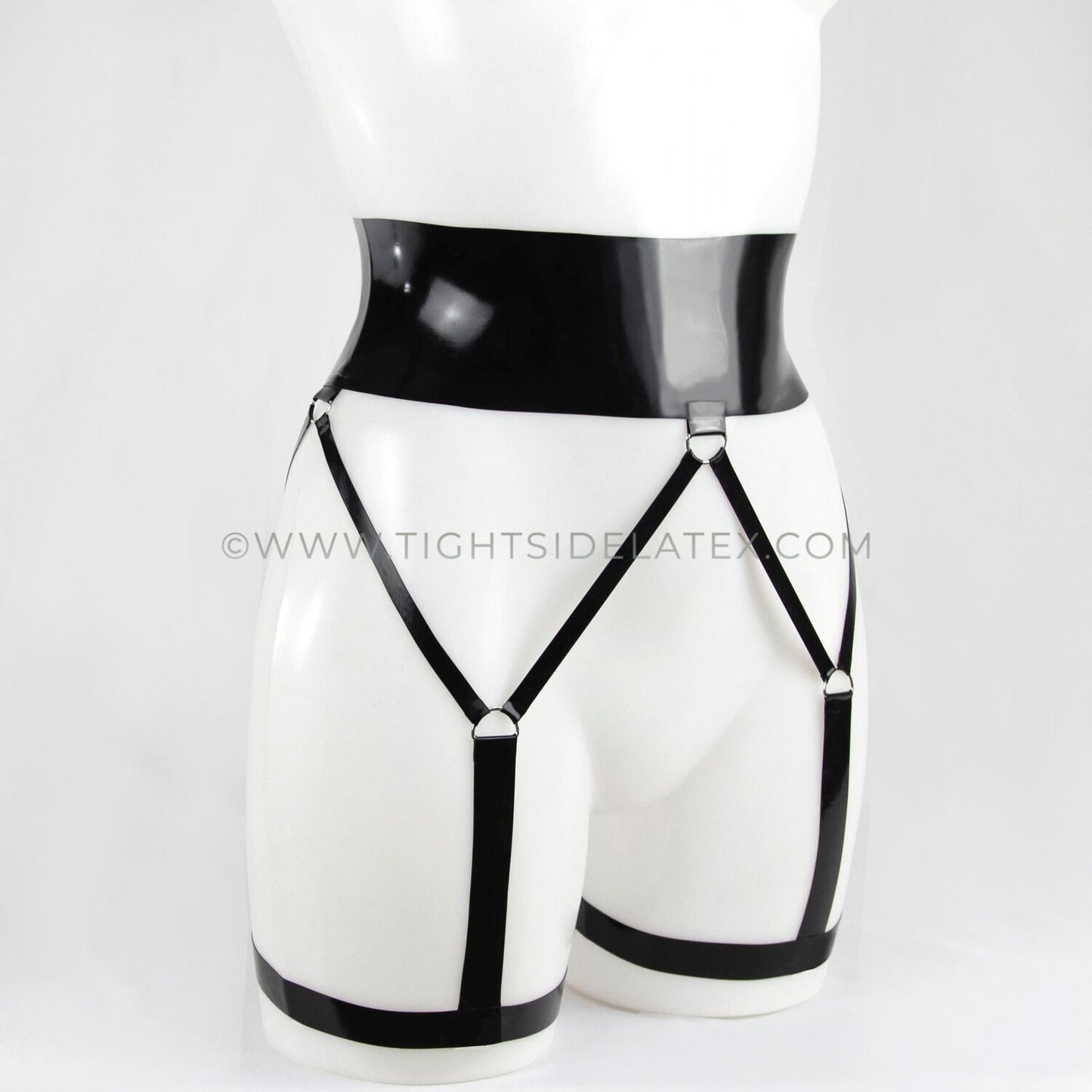 Latex Essential Suspender Belt