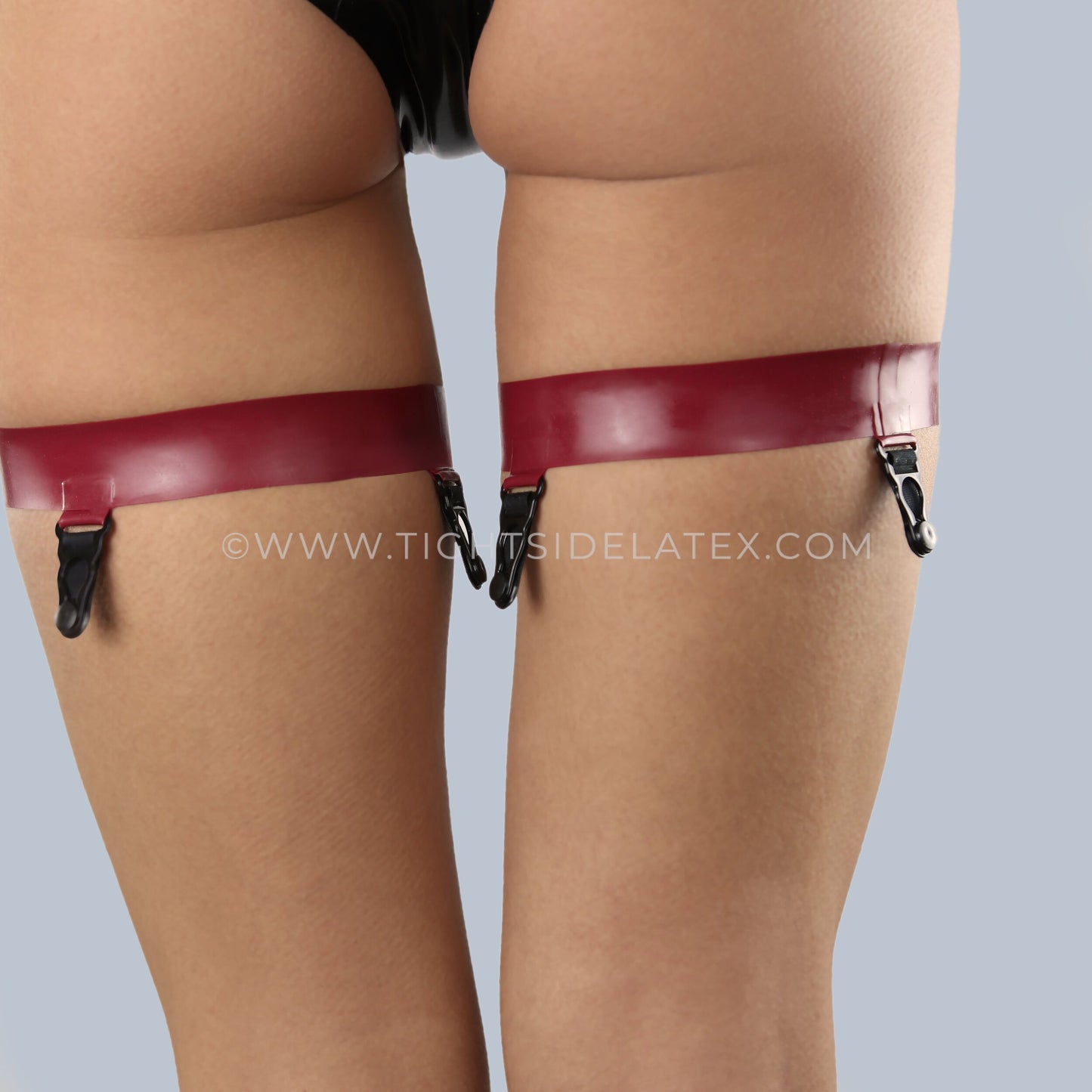 Latex Leg Garter Pair