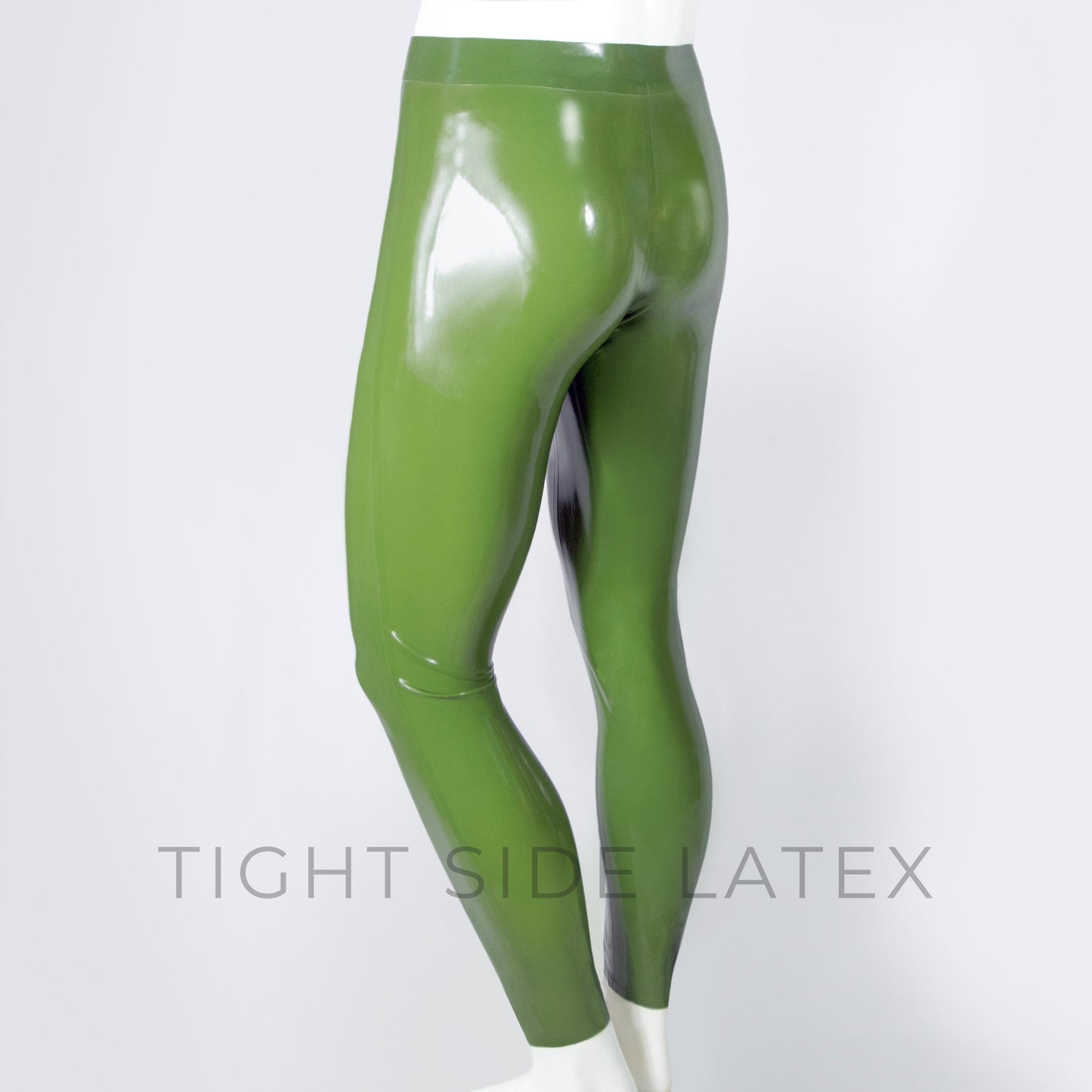 Latex Leggings With Double Zip Pouch - SAMPLE SALE