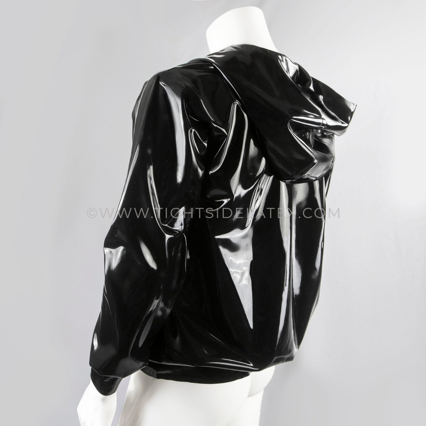 Mens Latex Oversized Hoodie