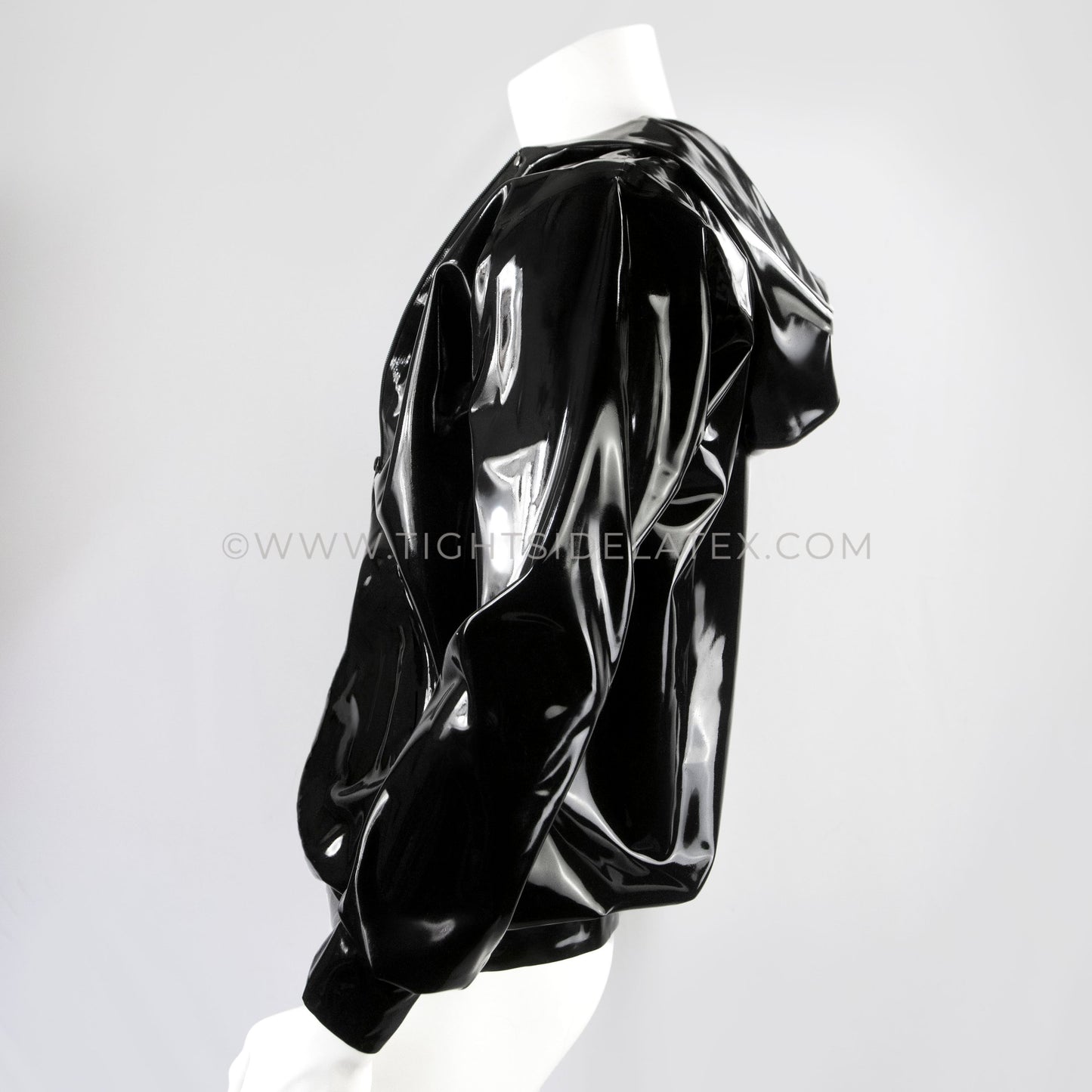 Mens Latex Oversized Hoodie