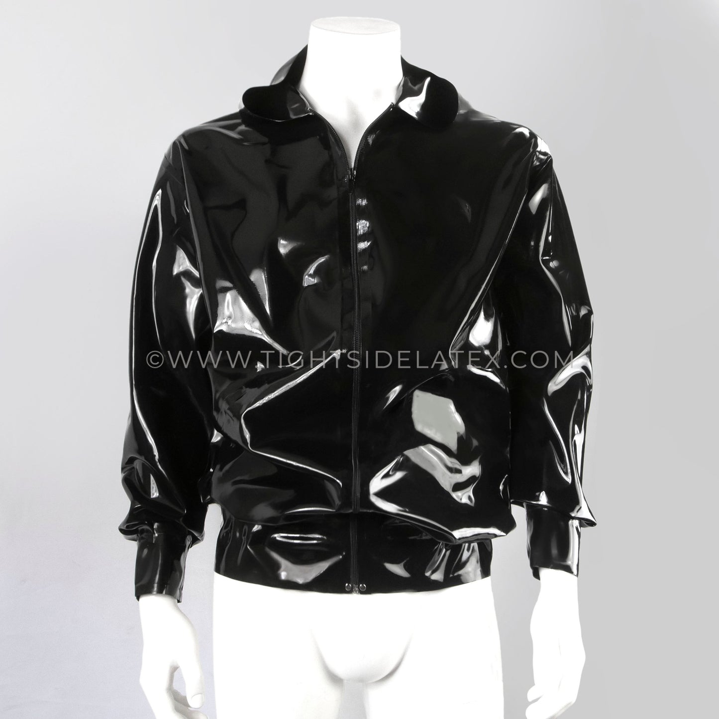 Mens Latex Oversized Hoodie