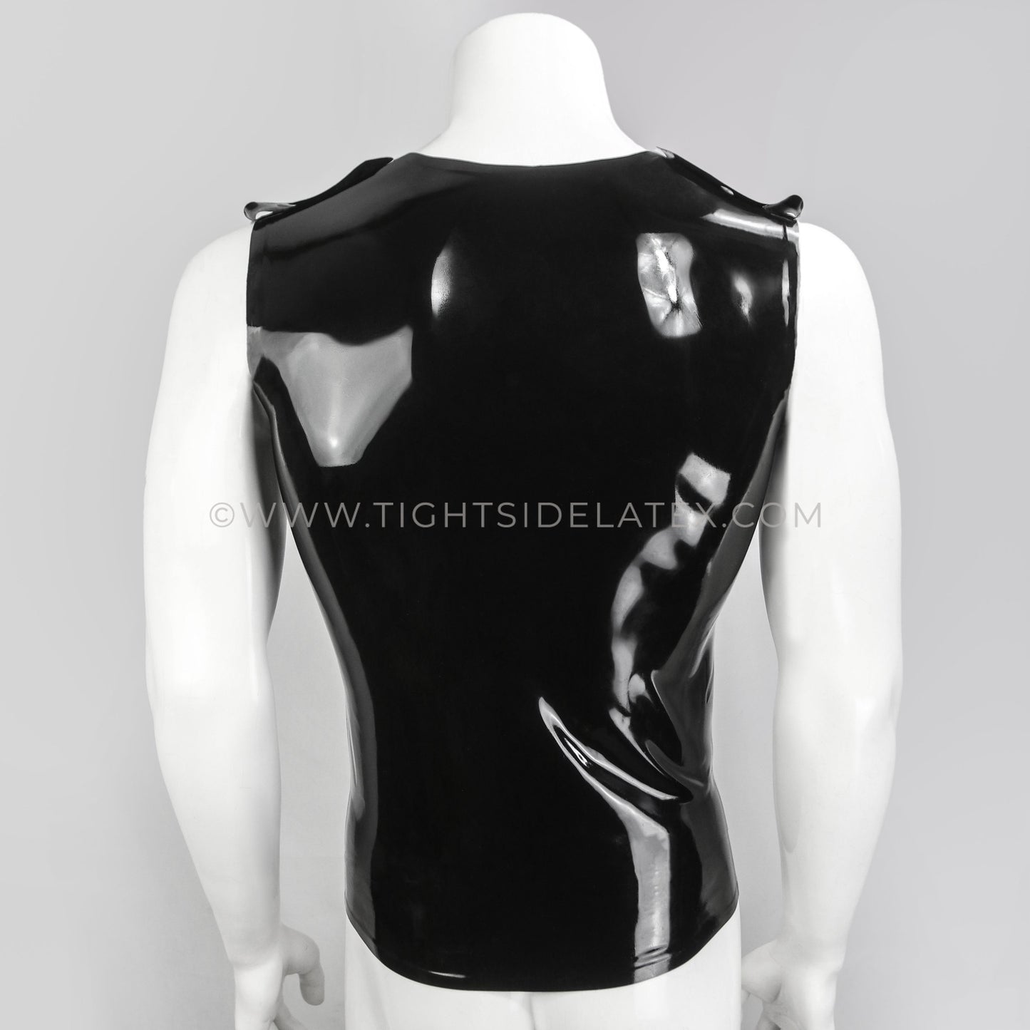 Mens Latex Military Vest