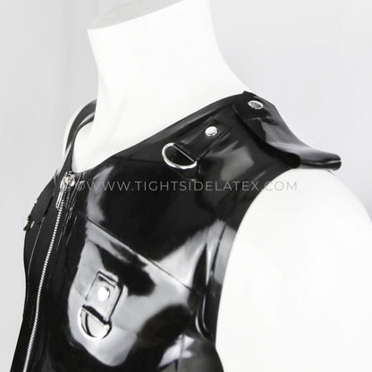 Mens Latex Military Vest