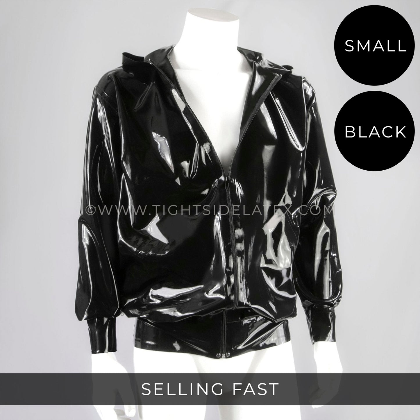 Mens Latex Oversized Hoodie - SAMPLE SALE