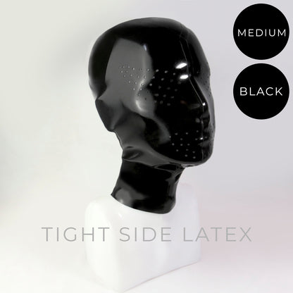 Latex Hood With Perforated Eyes and Mouth - SAMPLE SALE