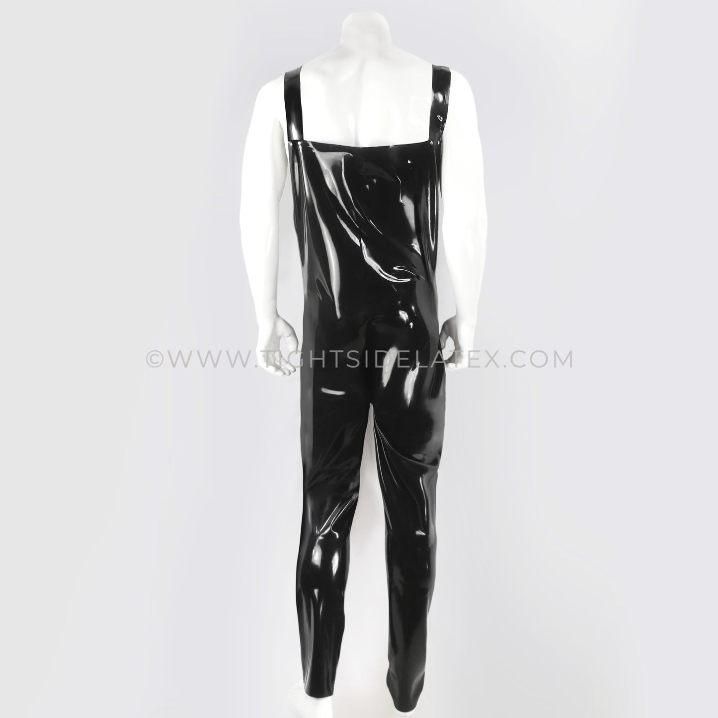 Mens Latex Dungarees