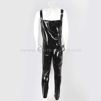 Mens Latex Dungarees