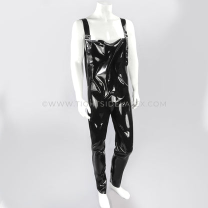 Mens Latex Dungarees