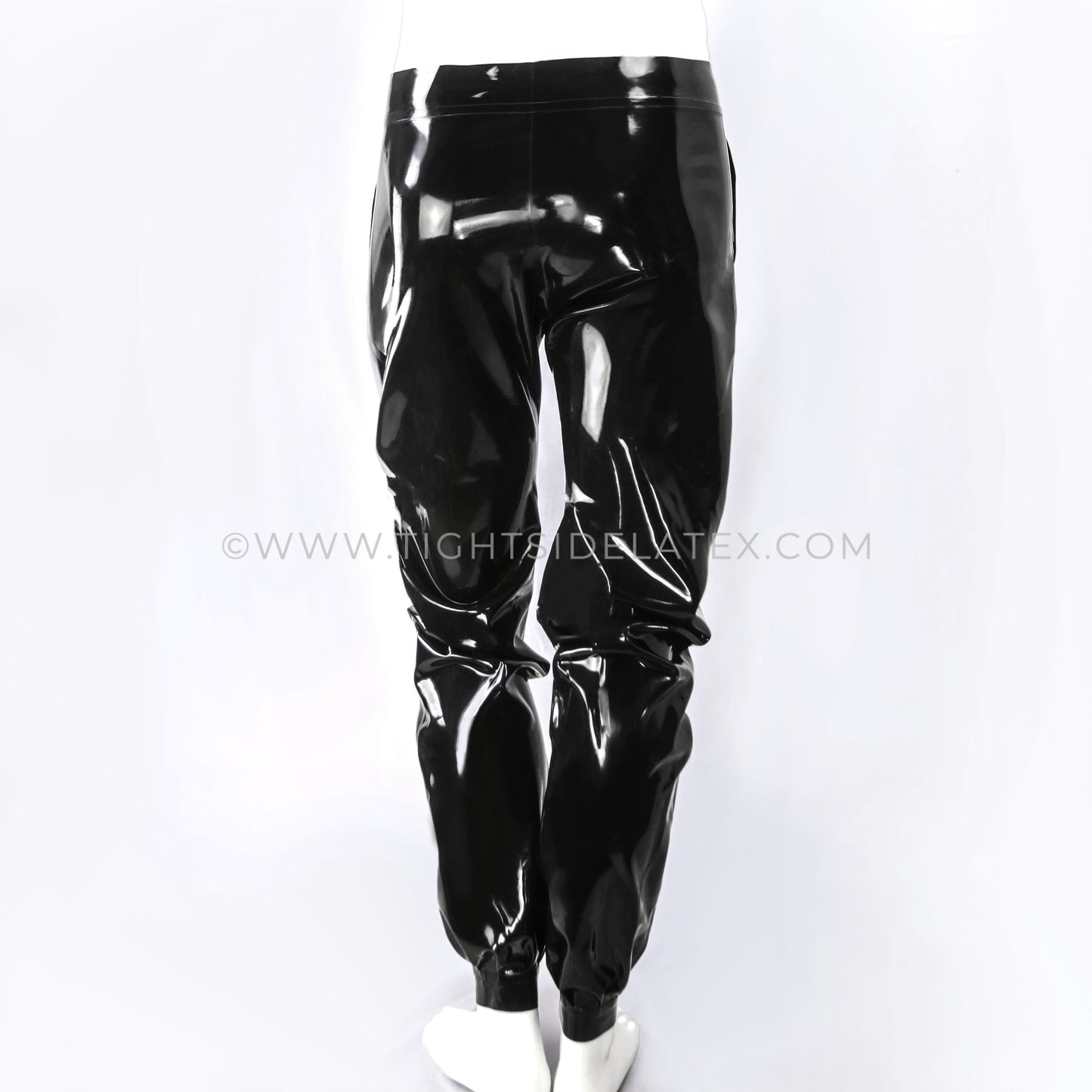 Mens Latex Jogging Bottoms