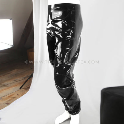 Mens Latex Jogging Bottoms