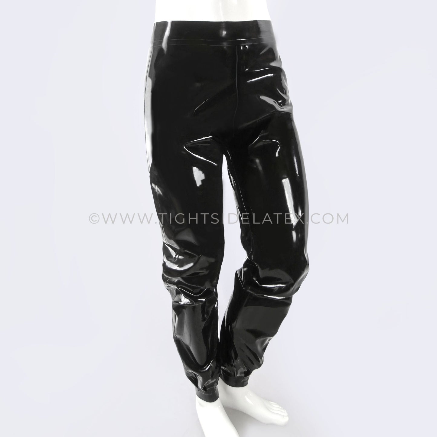 Mens Latex Jogging Bottoms