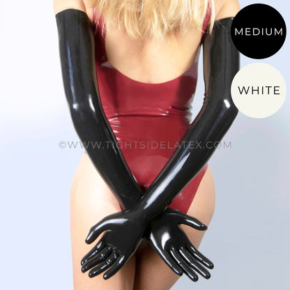 Unisex Latex Opera Gloves - SAMPLE SALE