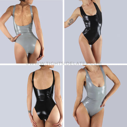 Latex Reversible High Cut Body