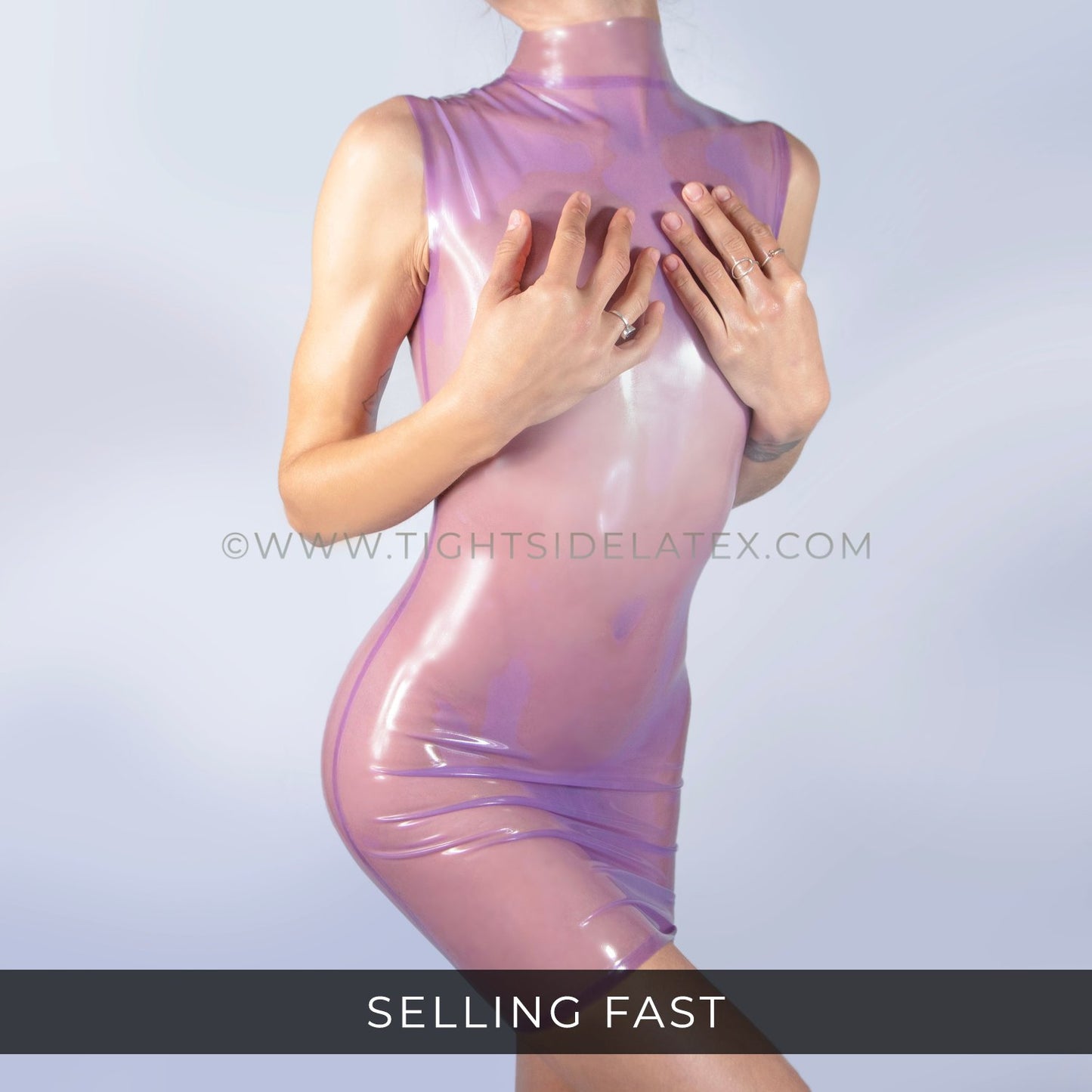 Latex Sleeveless Dress