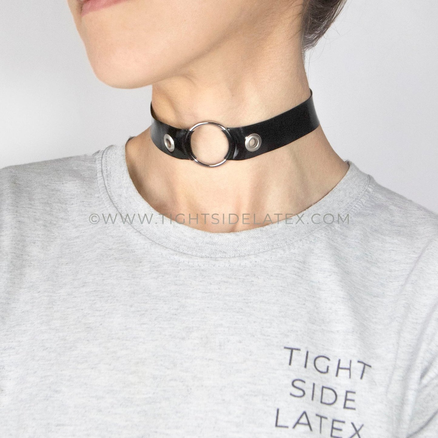 Latex 'O' Ring Choker