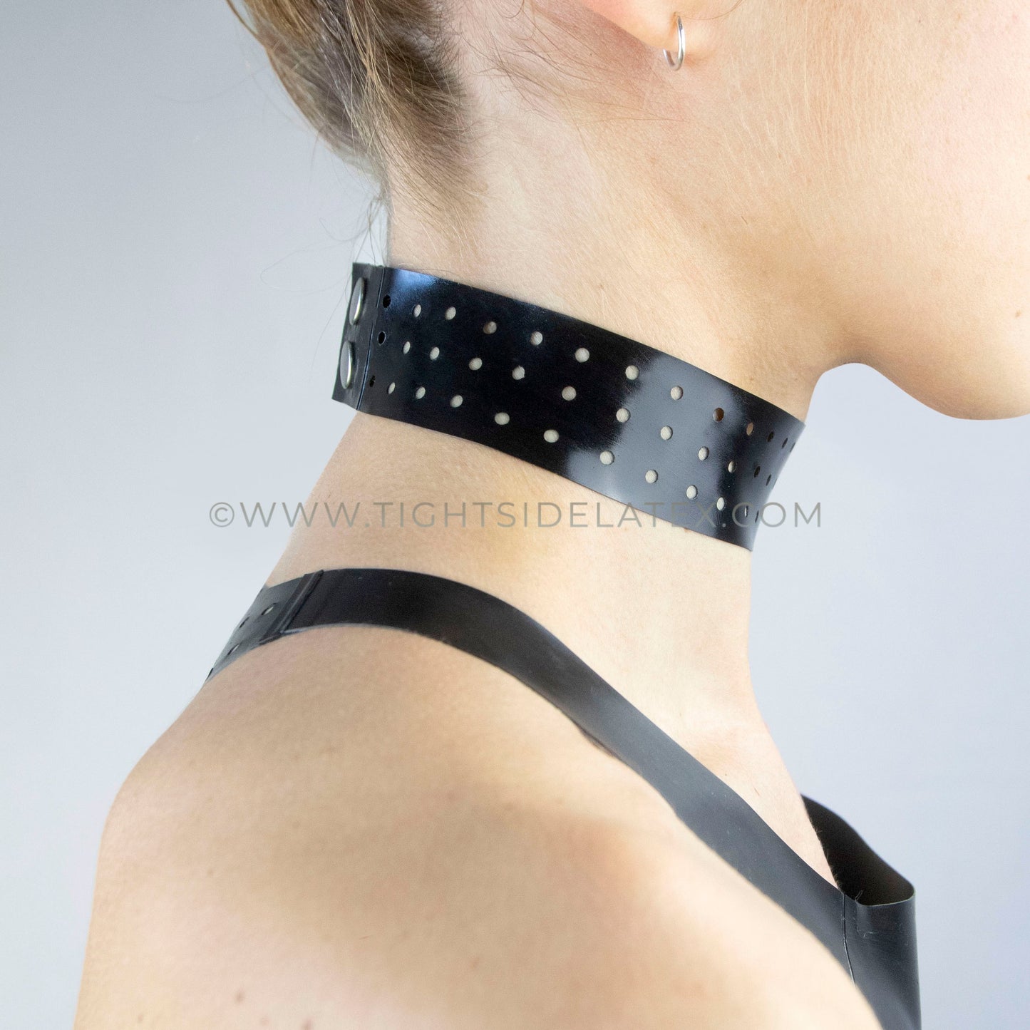 Latex Perforated Choker