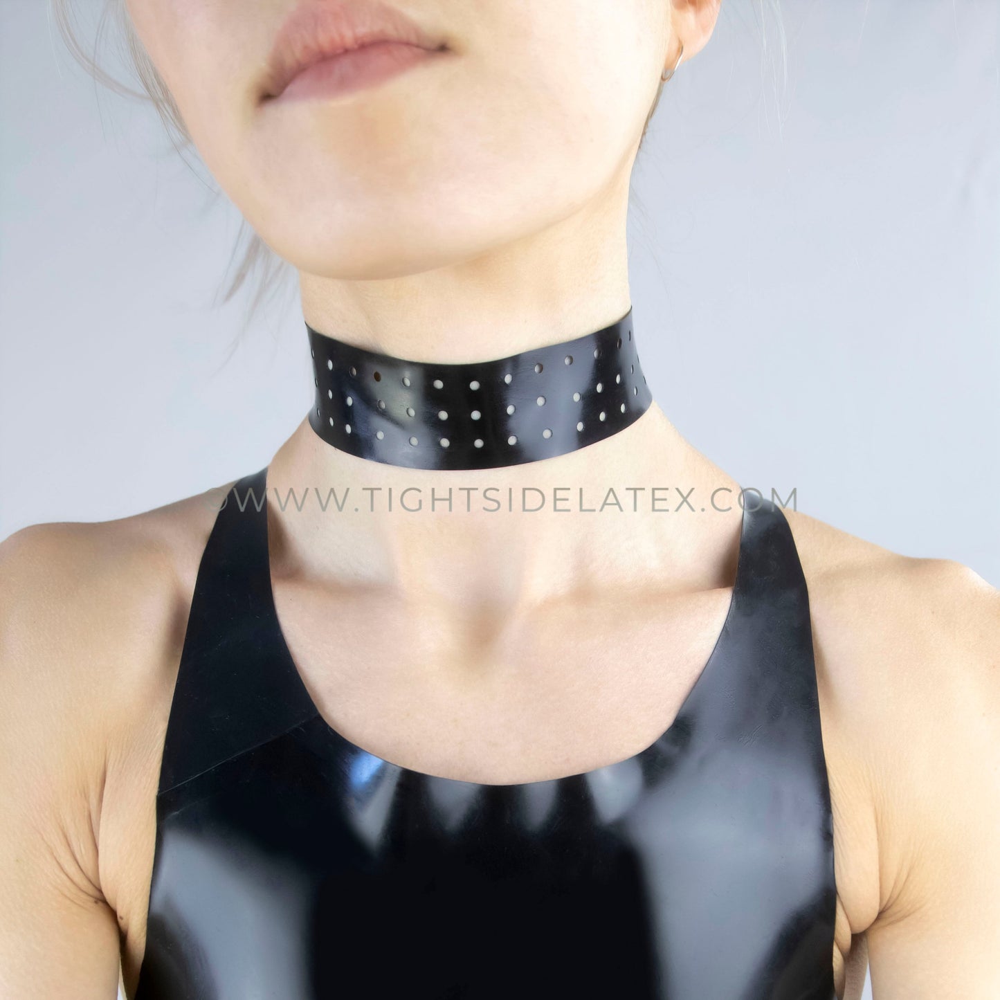 Latex Perforated Choker